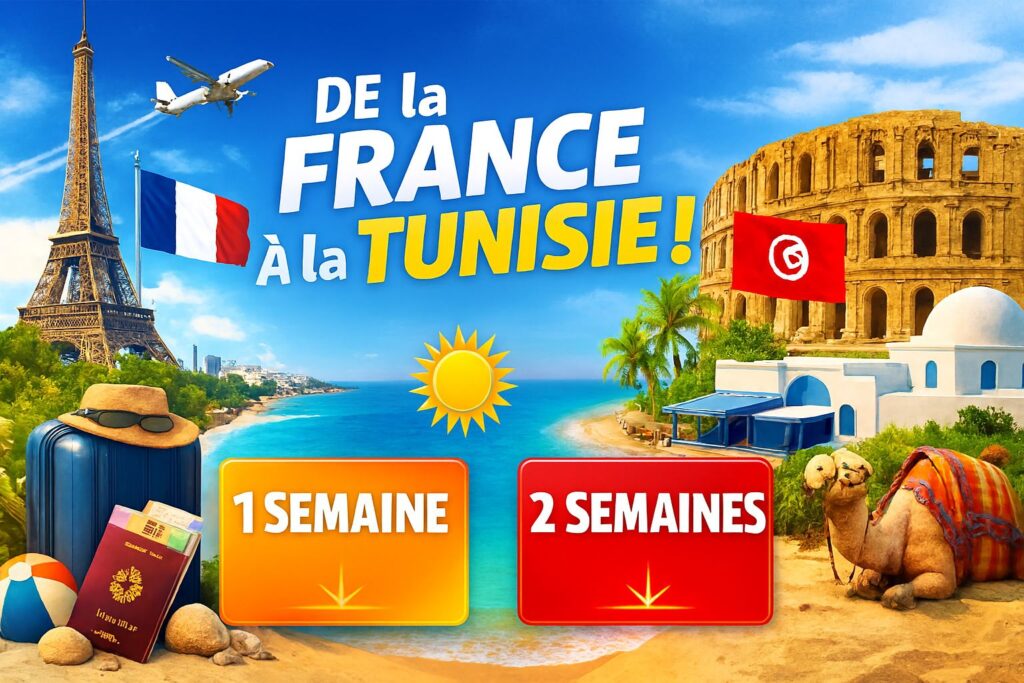 Vols pas chers Tunisie en March 2026