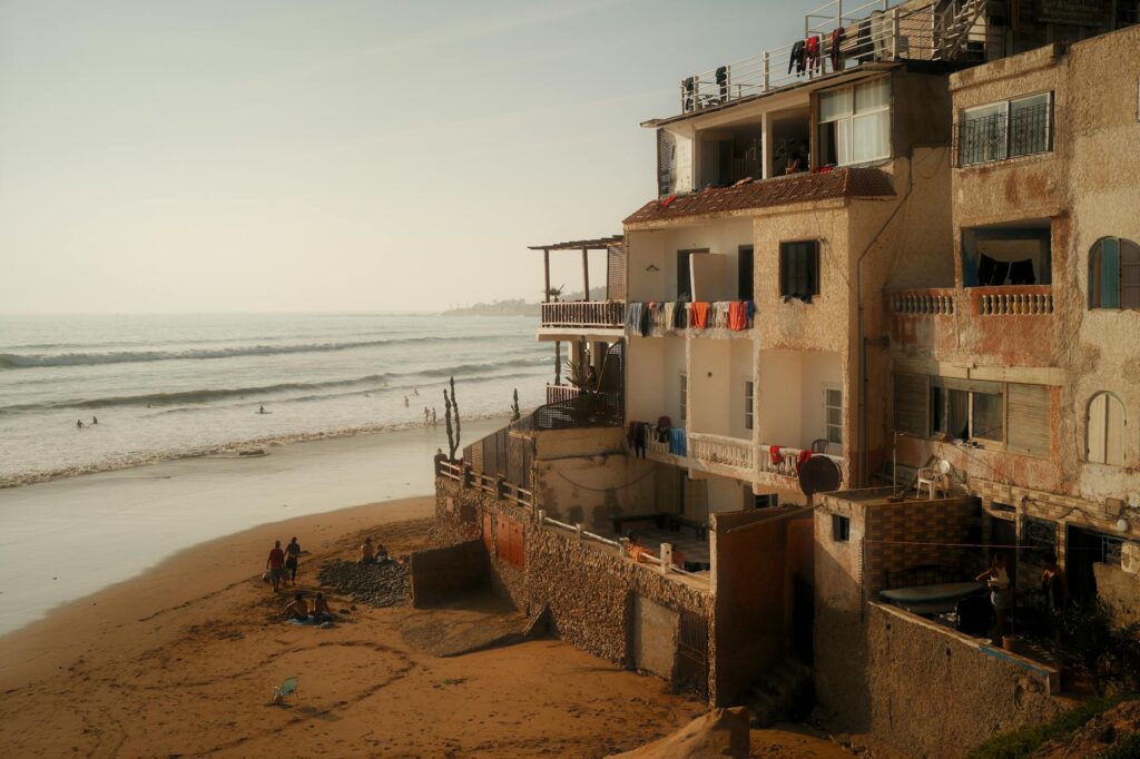 Family enjoying Moroccan landscape at unmissable tourist destinations