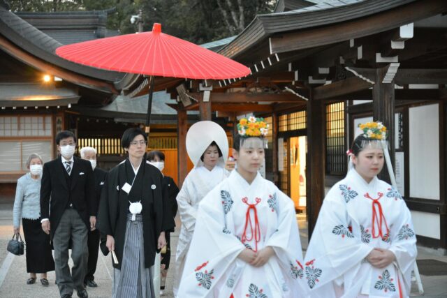 Prince Peter de Sayn in traditional Shinto wedding attire at Tokyo ceremony