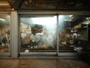 Le Pouletori Algérien au cœur de Tokyo : l’histoire d’un rôtisseur maghrébin Algerian rotisserie chef preparing dish in Tokyo