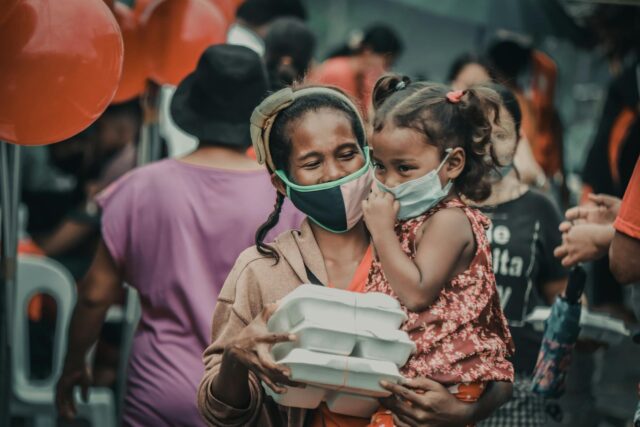 Famille algérienne célébrant Aid au Maghreb