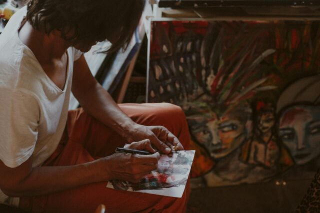 Zahira Tigtate exhibition featuring Berber art, culture, and immersive experience in Paris