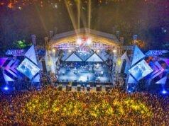 Festival culturel national de la chanson chaâbi 2026 : masterclass et promesse d’une édition innovante Tunisian festival stage with Arab musicians performing chaabi music