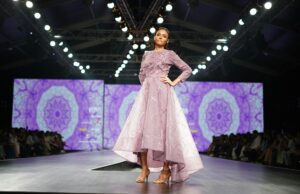 Fashion Week Tunis : les créations fluides de Fatma Ben Abdallah en vogue Tunisian designer Fatma Ben Abdallah showcasing fluid, elegant designs at Fashion Week Tunis