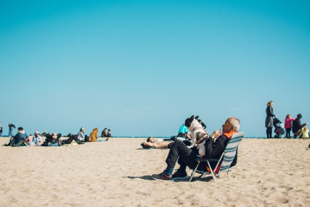 Sunny Retirement Paradise in Sousse, Tunisia - golden beaches, charming streets, and retired diaspora Maghrebin enjoying the