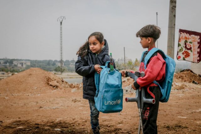 Foundation Yael children support Children from Maghreb diaspora receiving support from Foundation Yael