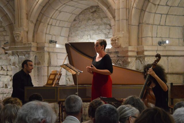 Clémence Depresle performing at Musiques Lyon - Péristyle music festival