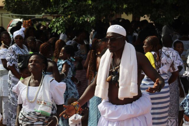 Musulmans dans la diaspora Maghrébine célébrant l'Aïd el-Kebir