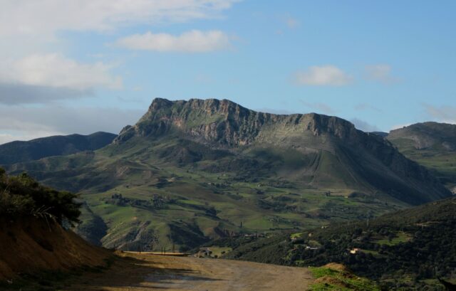 Historical journey around the world with photos of ancient Atlas in Algeria