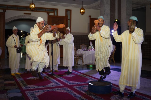 Berber Festival Toulouse dancers Algerian and Tunisian dancers performing at the Berber Festival in Toulouse